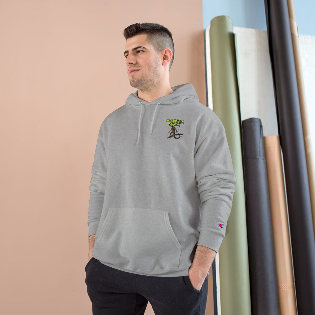 SLEEPY CREEK SERPENT COMIC LOOK Champion Hoodie