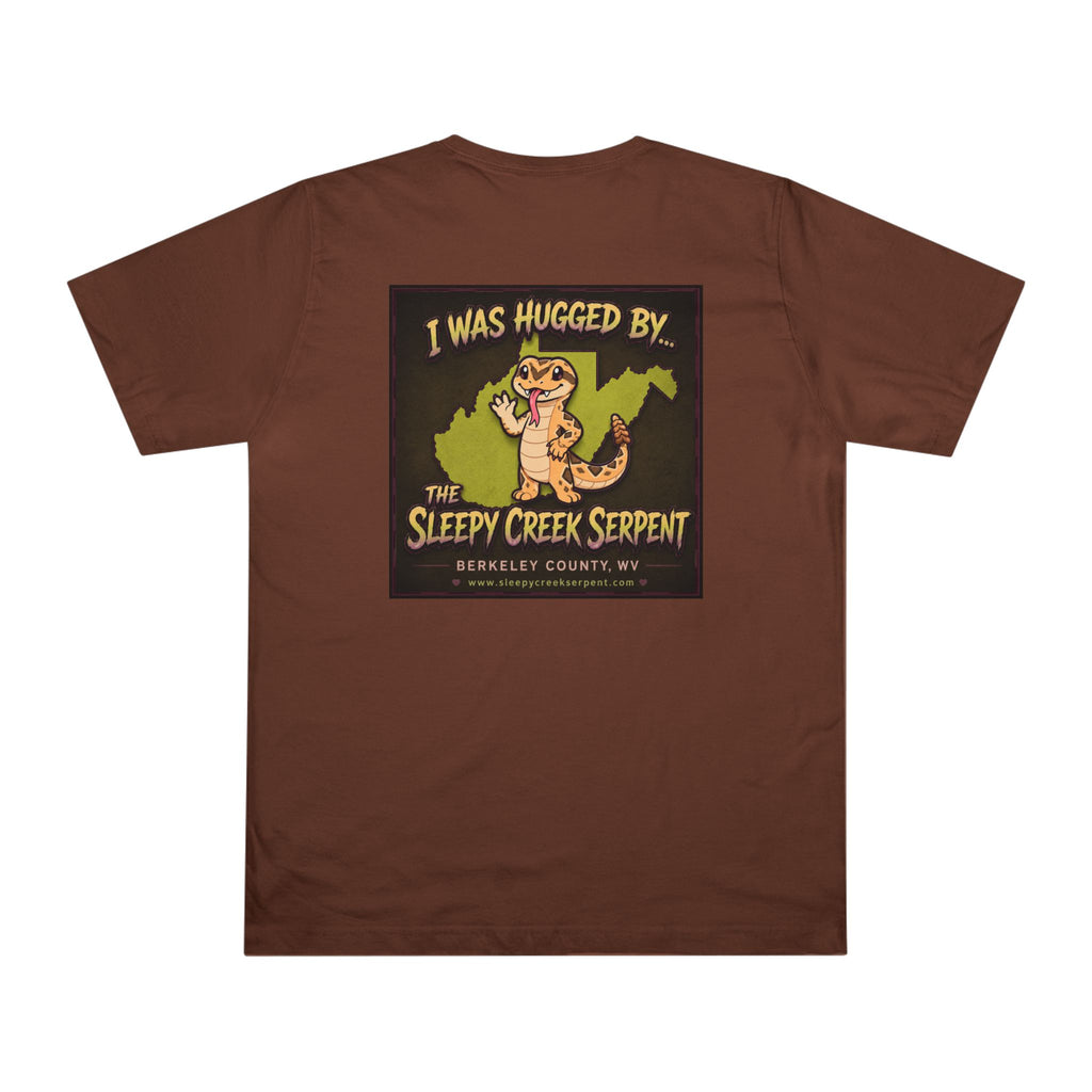 I Was Hugged By... SLEEPY CREEK SERPENT WV Deluxe T-shirt