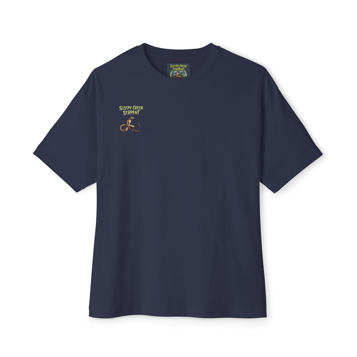 SLEEPY CREEK SERPENT LAKE SIGN  Oversized Boxy Tee