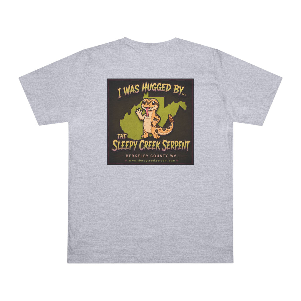 I Was Hugged By... SLEEPY CREEK SERPENT WV Deluxe T-shirt