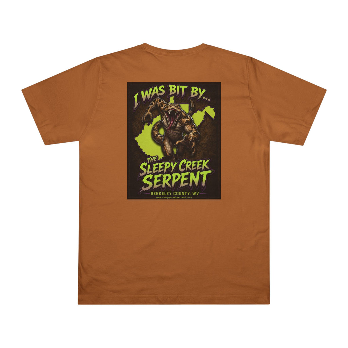 I Was Bit By... SLEEPY CREEK SERPENT WV Deluxe T-shirt
