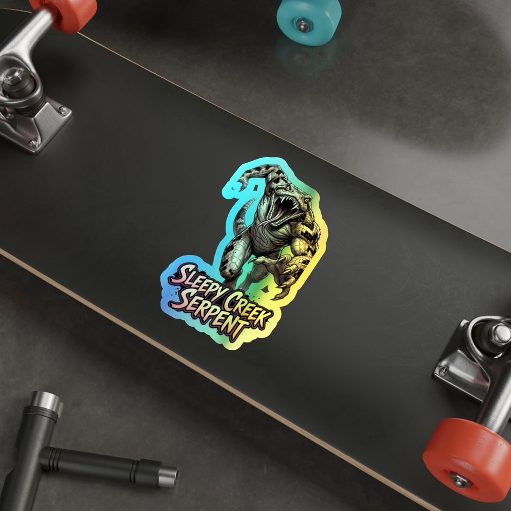 SLEEPY CREEK SERPENT CHASE Holographic Die-cut Stickers