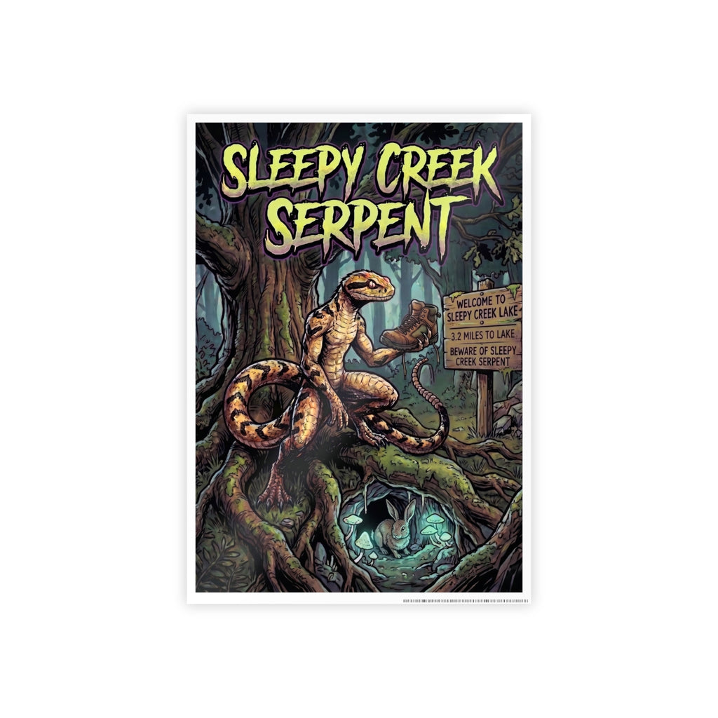 SLEEPY CREEK SERPENT HIKERS NIGHTMARE Gloss Posters