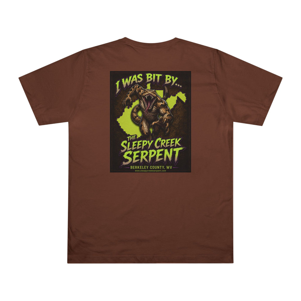I Was Bit By... SLEEPY CREEK SERPENT WV Deluxe T-shirt