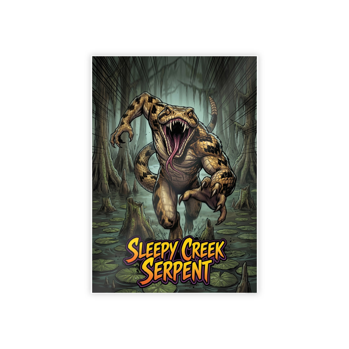 SLEEPY CREEK SERPENT NIGHT ATTACK Gloss Posters