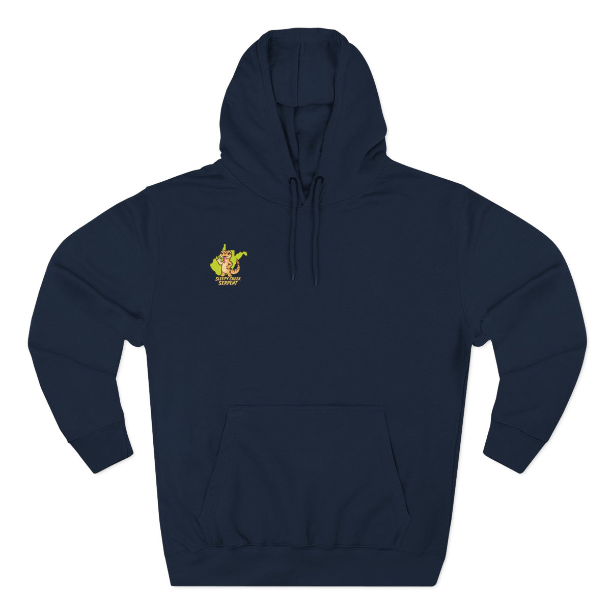 I Was Hugged By.... SLEEPY CREEK SERPENT WV Three-Panel Fleece Hoodie