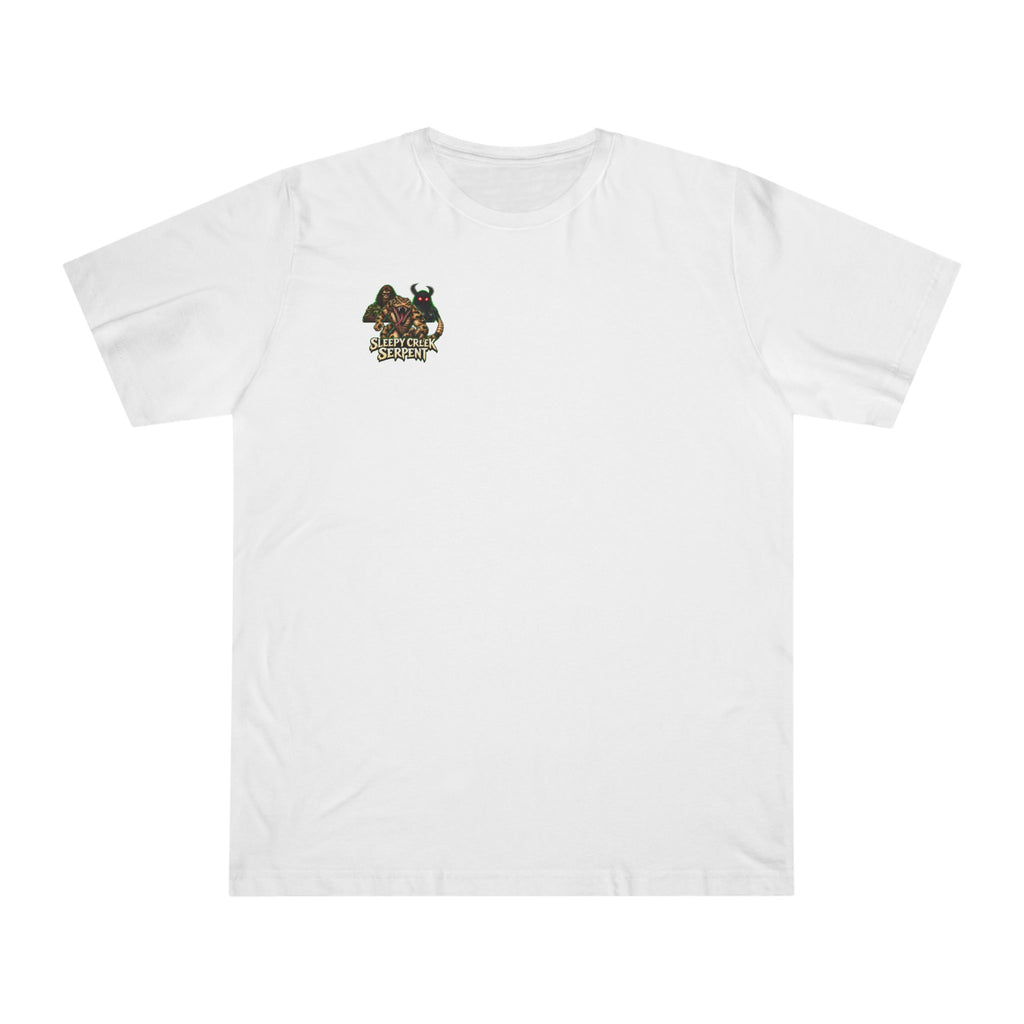 BEING HUNTED.... SLEEPY CREEK SERPENT Deluxe T-shirt