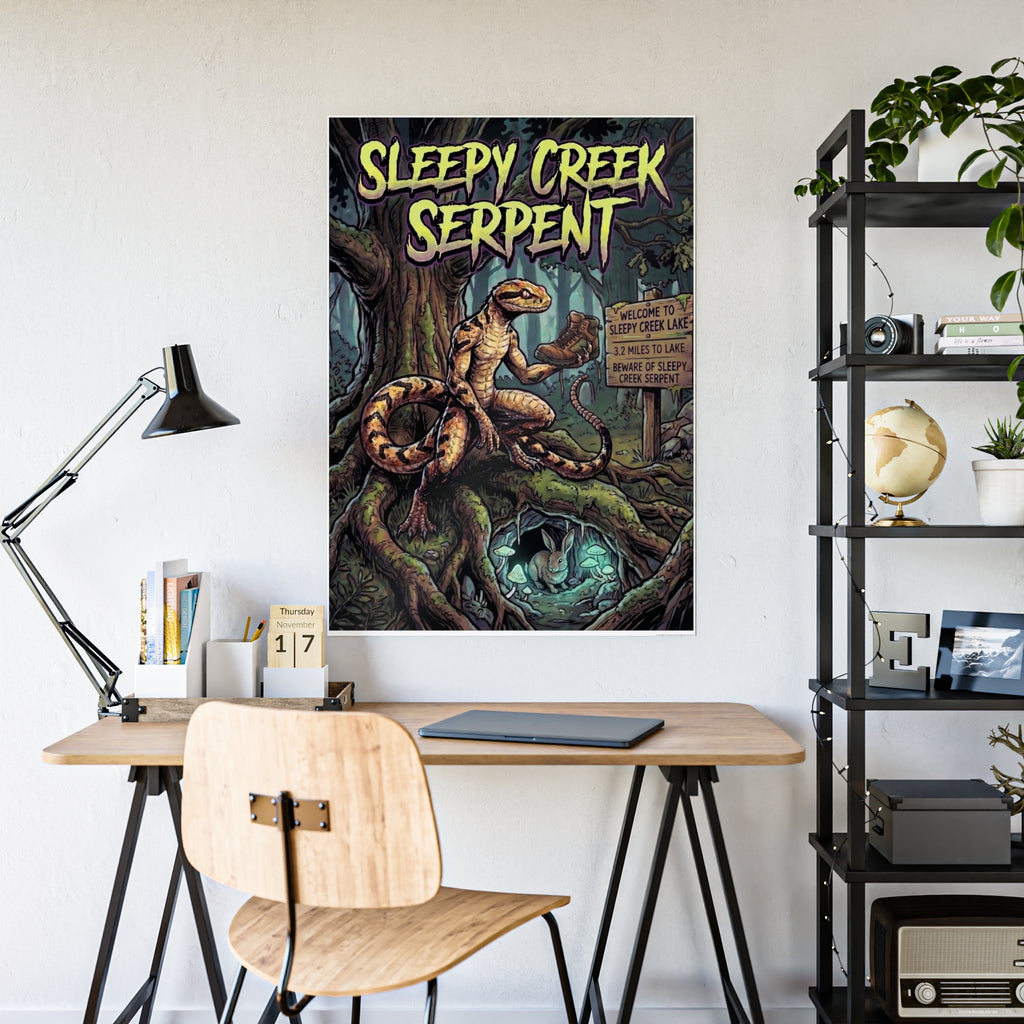 SLEEPY CREEK SERPENT HIKERS NIGHTMARE Gloss Posters