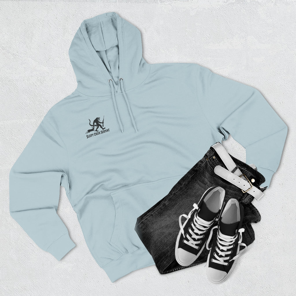 SLEEPY CREEK SERPENT RIFLE SEASON Three-Panel Fleece Hoodie
