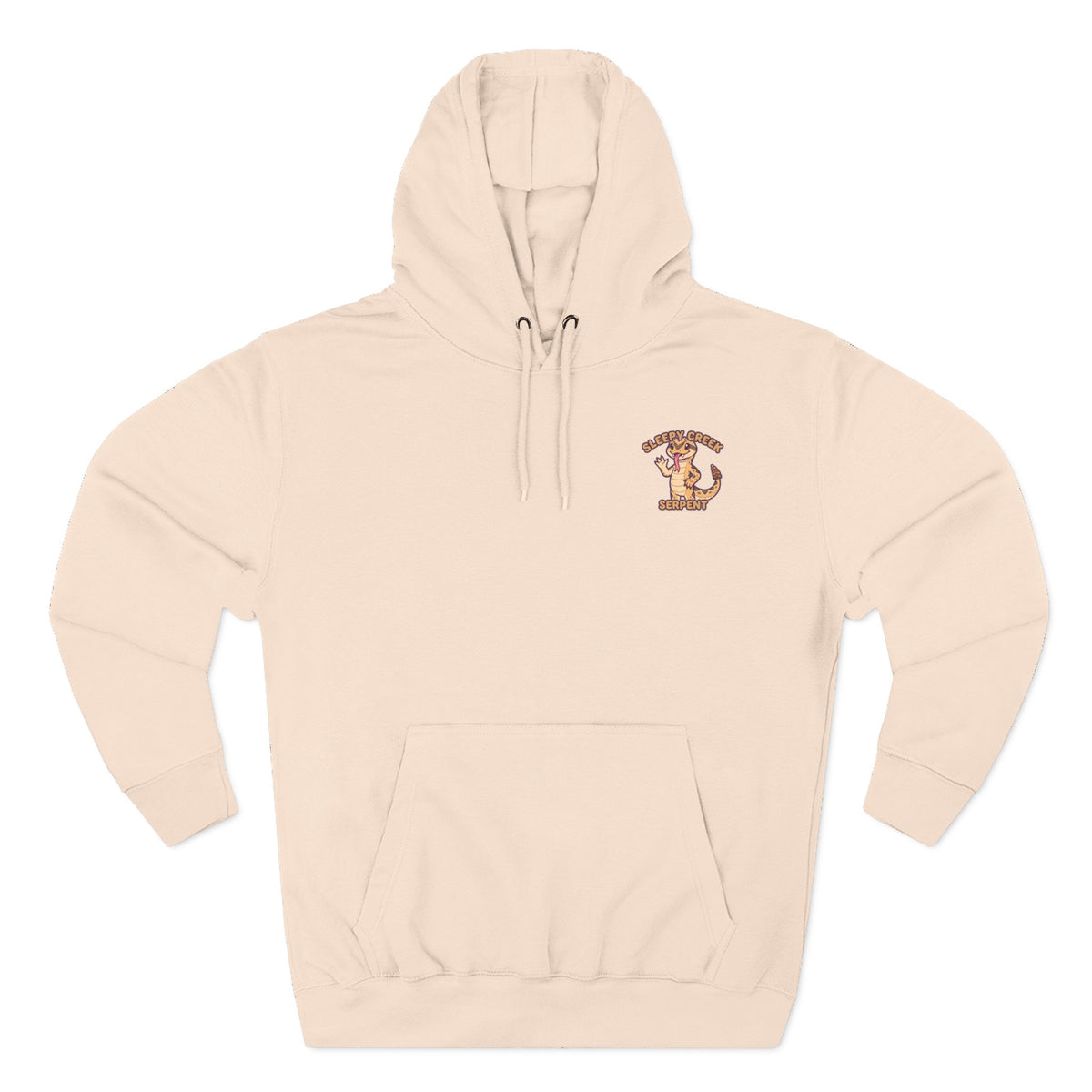 SLEEPY CREEK SERPENT CUTE Three-Panel Fleece Hoodie