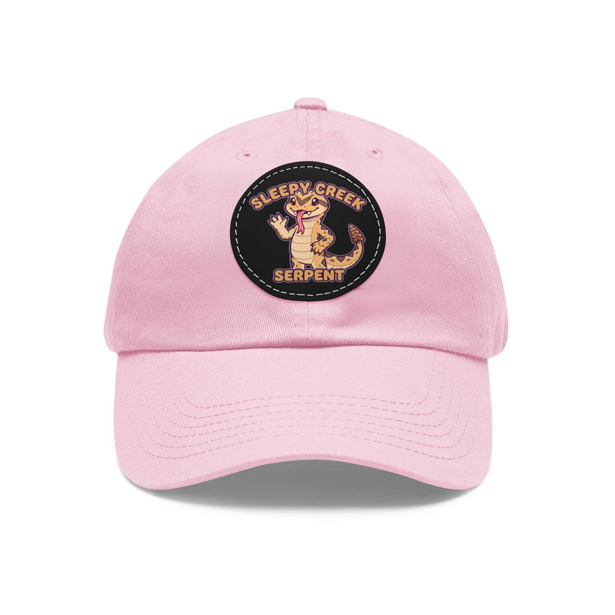 SLEEPY CREEK SERPENT CUTE Hat with Leather Patch (Round)