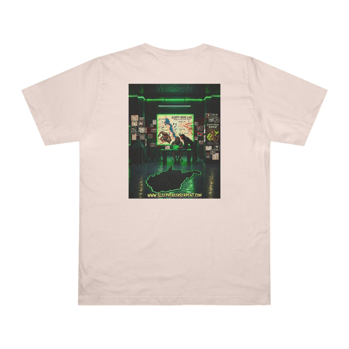 BEING HUNTED.... SLEEPY CREEK SERPENT Deluxe T-shirt