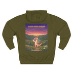 SLEEPY CREEK SERPENT CUTE Three-Panel Fleece Hoodie