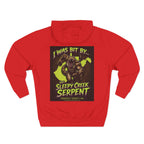 I Was Bit By.... SLEEPY CREEK SERPENT WV Three-Panel Fleece Hoodie