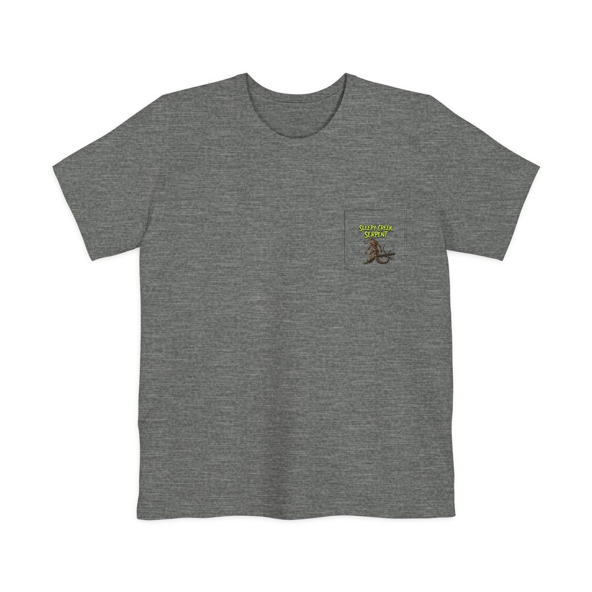 SLEEPY CREEK SERPENT LAKE SIGN  Pocket T-shirt