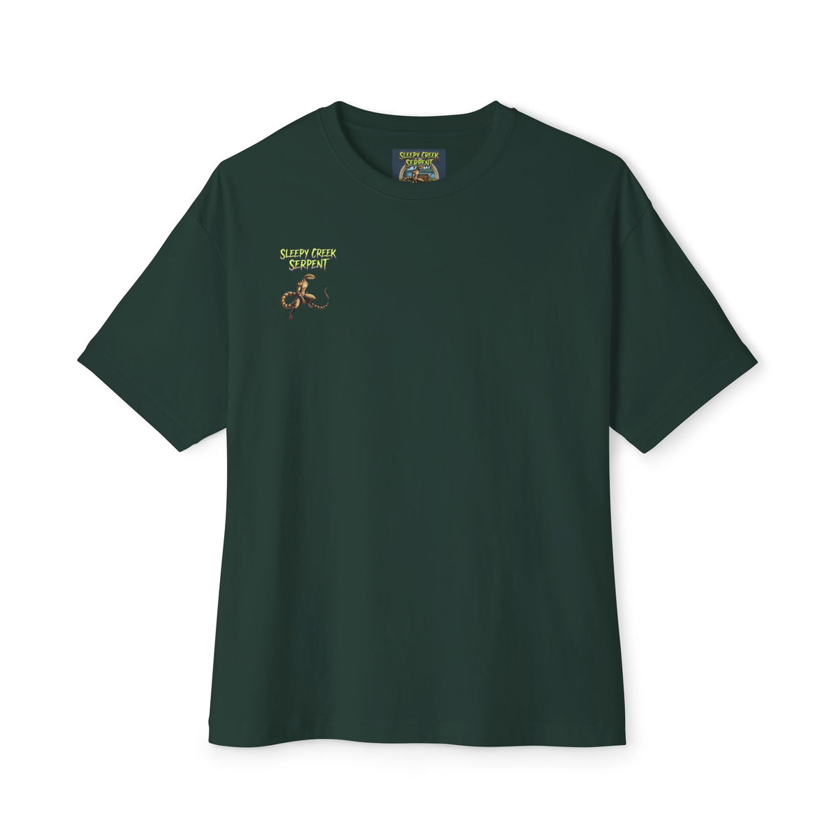 SLEEPY CREEK SERPENT LAKE SIGN  Oversized Boxy Tee