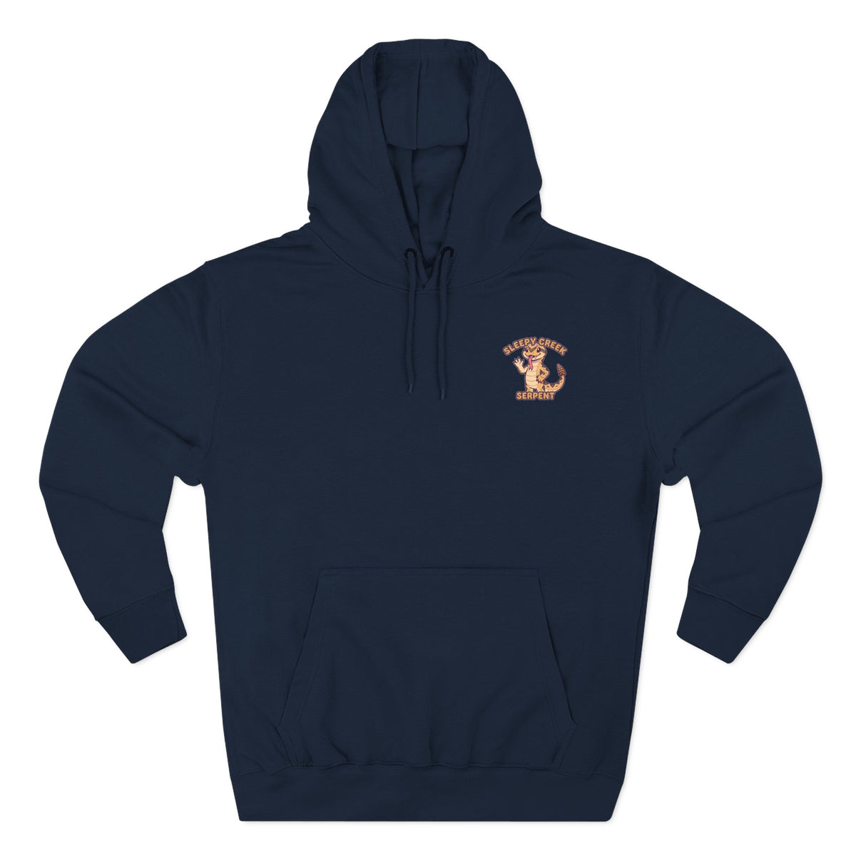 SLEEPY CREEK SERPENT CUTE Three-Panel Fleece Hoodie