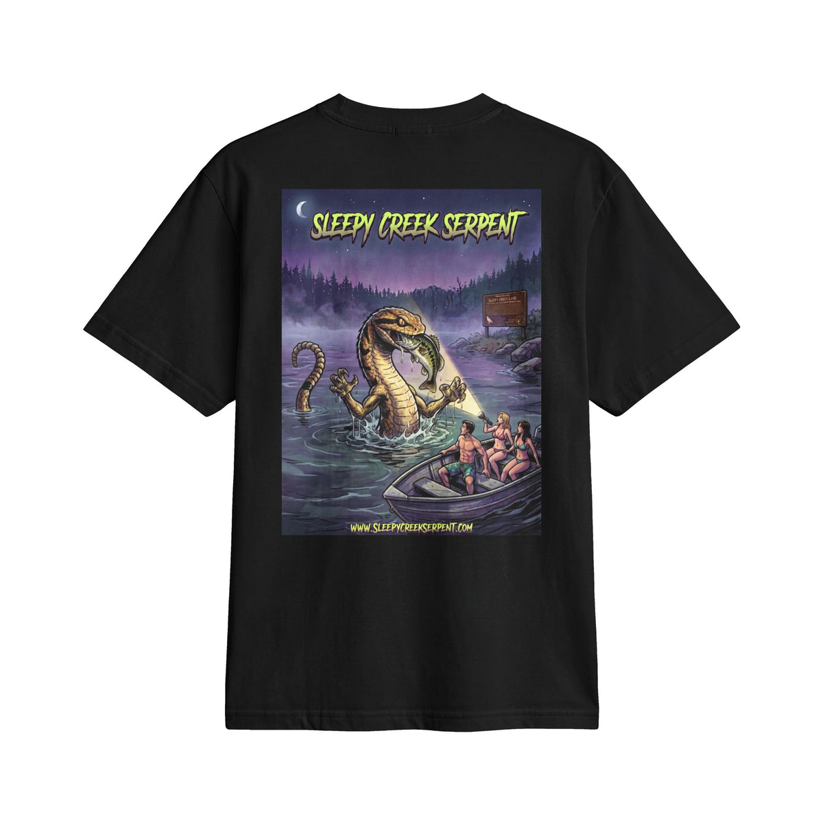 SLEEPY CREEK SERPENT LAKE NIGHT SURPRISE Active T Shirt