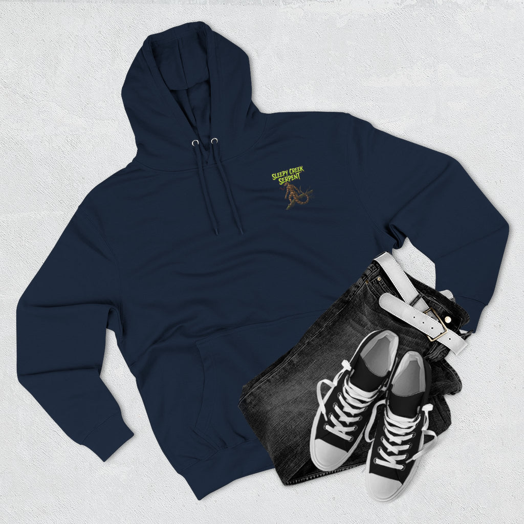 SLEEPY CREEK SERPENT OVERLOOK Three-Panel Fleece Hoodie