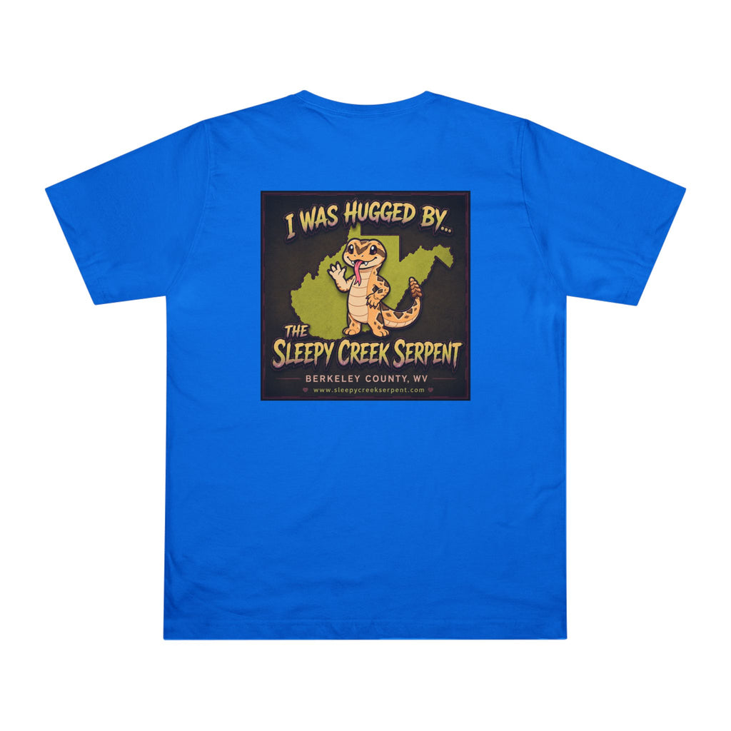 I Was Hugged By... SLEEPY CREEK SERPENT WV Deluxe T-shirt