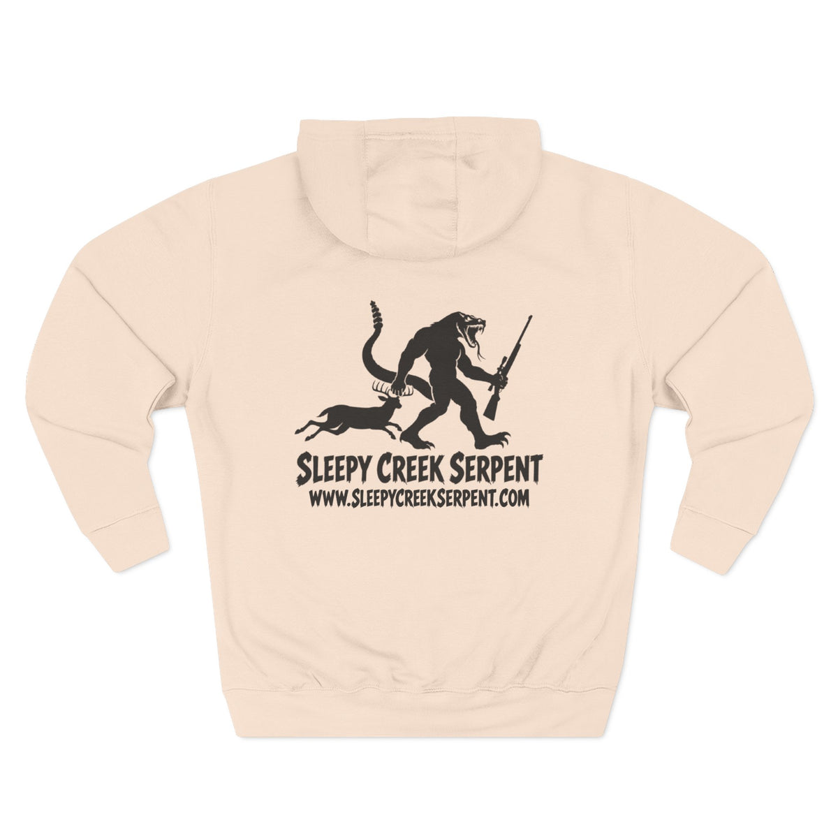 SLEEPY CREEK SERPENT RIFLE SEASON Three-Panel Fleece Hoodie