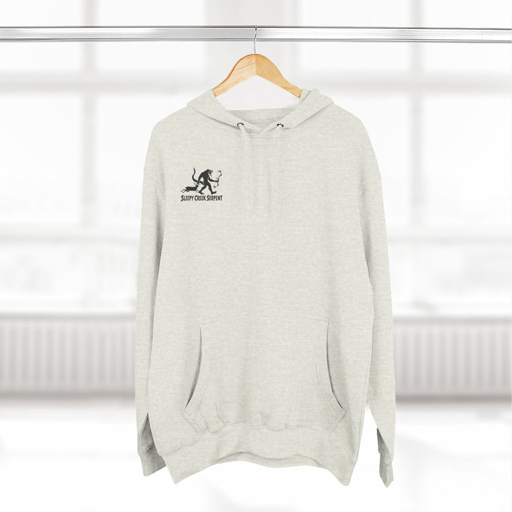 SLEEPY CREEK SERPENT BOW SEASON Three-Panel Fleece Hoodie
