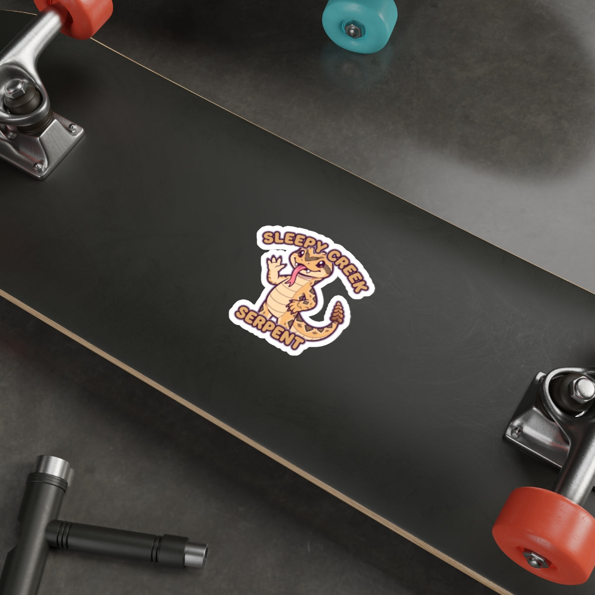 SLEEPY CREEK SERPENT CUTE Die-Cut Stickers