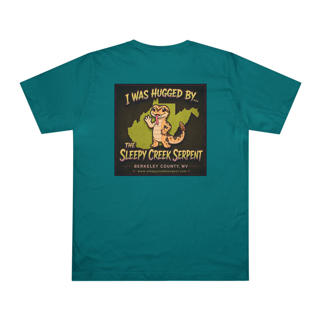 I Was Hugged By... SLEEPY CREEK SERPENT WV Deluxe T-shirt