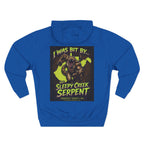 I Was Bit By.... SLEEPY CREEK SERPENT WV Three-Panel Fleece Hoodie
