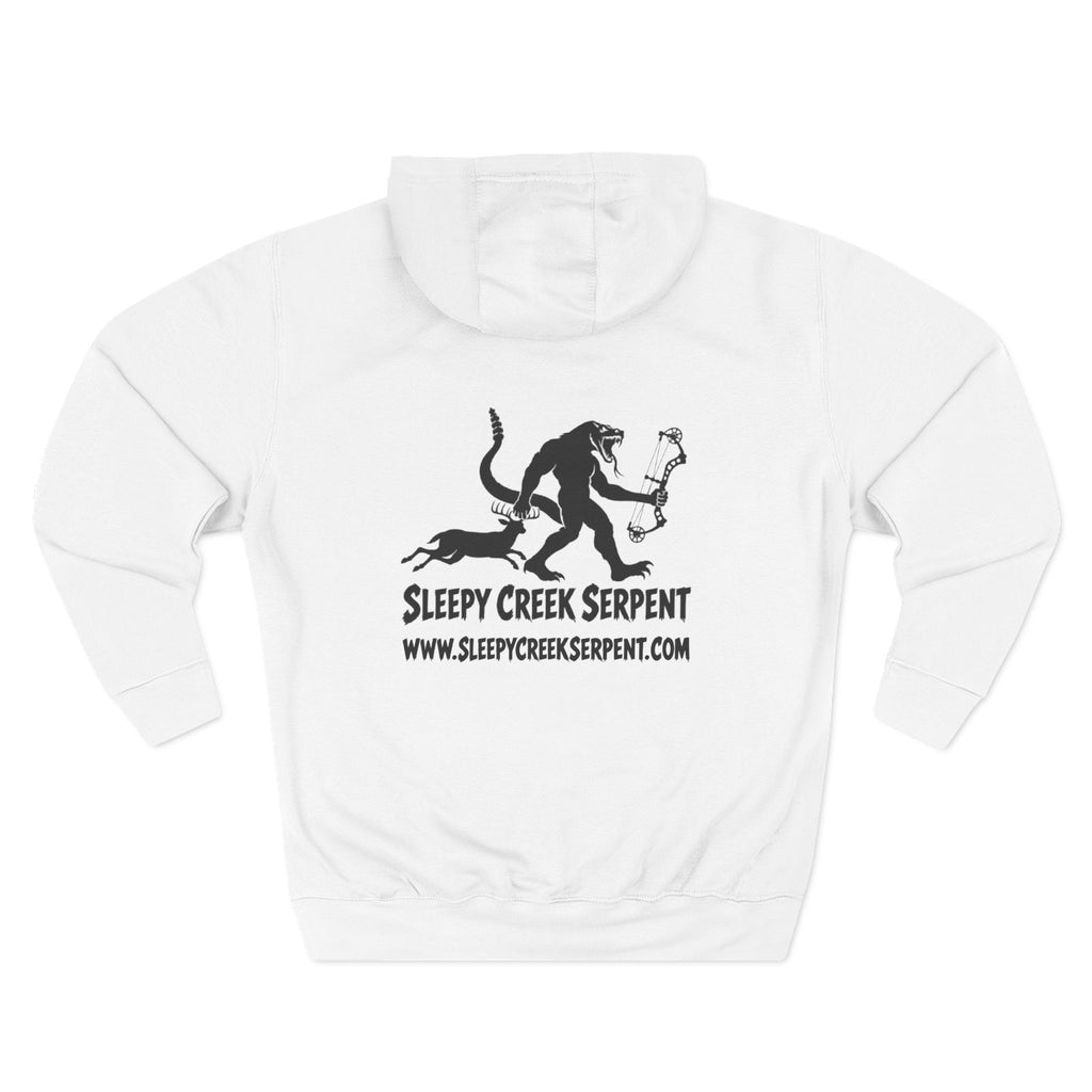 SLEEPY CREEK SERPENT BOW SEASON Three-Panel Fleece Hoodie
