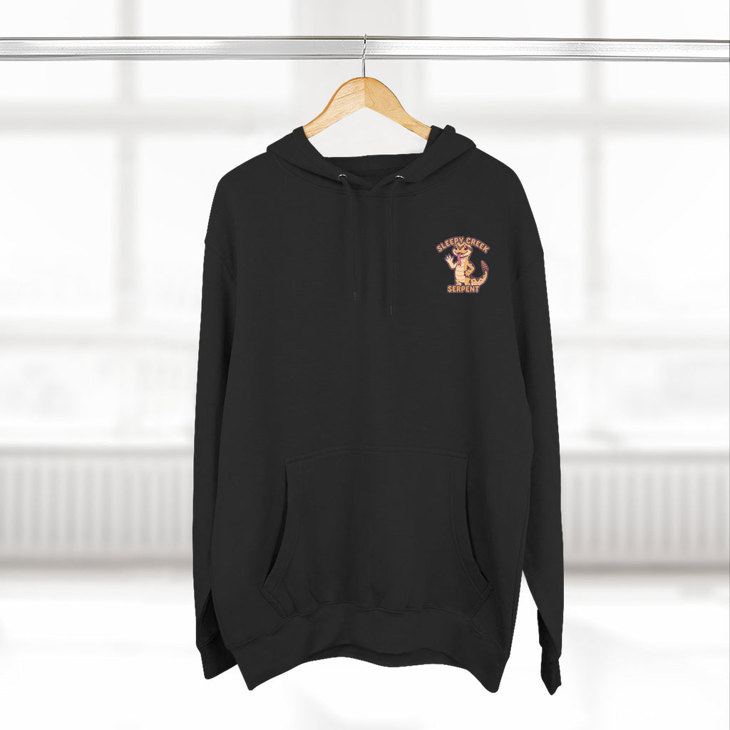 SLEEPY CREEK SERPENT CUTE Three-Panel Fleece Hoodie