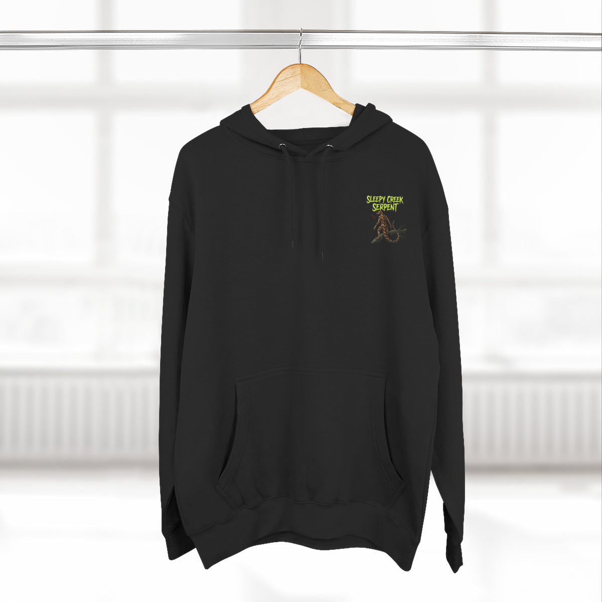 SLEEPY CREEK SERPENT OVERLOOK Three-Panel Fleece Hoodie