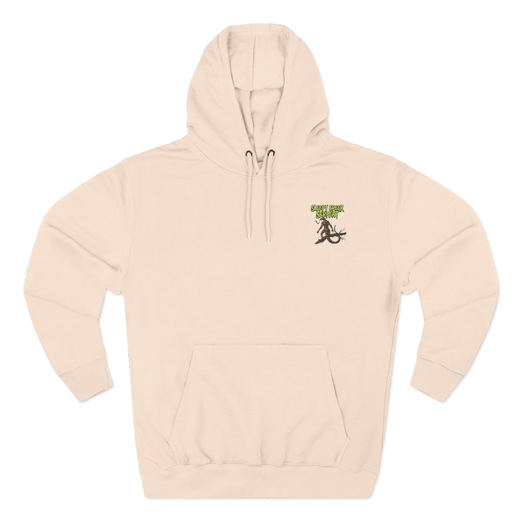 SLEEPY CREEK SERPENT OVERLOOK Three-Panel Fleece Hoodie