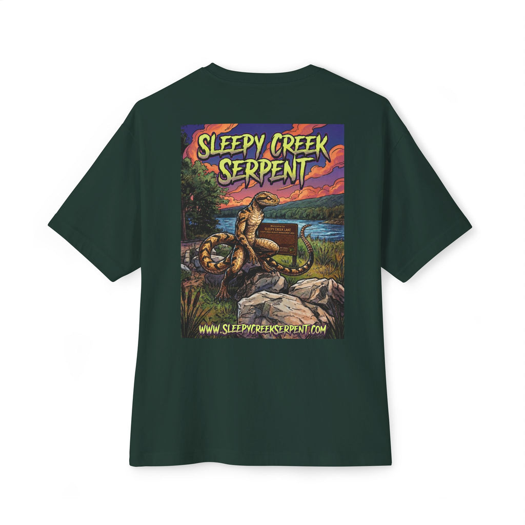 SLEEPY CREEK SERPENT LAKE SIGN  Oversized Boxy Tee