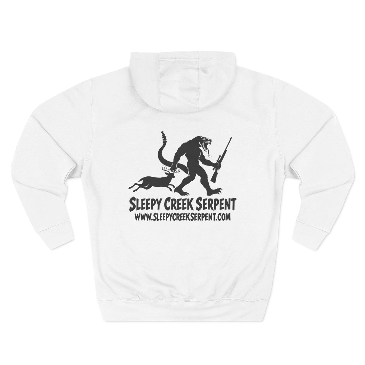 SLEEPY CREEK SERPENT RIFLE SEASON Three-Panel Fleece Hoodie