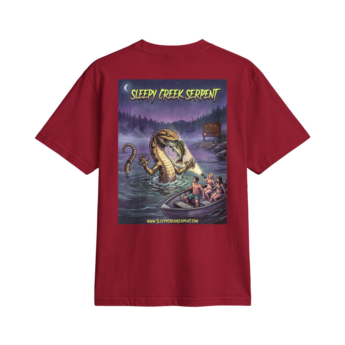 SLEEPY CREEK SERPENT LAKE NIGHT SURPRISE Active T Shirt