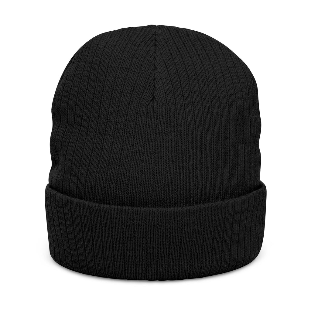 SLEEPY CREEK SERPENT LETTERING Ribbed Knit Beanie (Embroidery)