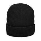 SLEEPY CREEK SERPENT LETTERING Ribbed Knit Beanie (Embroidery)