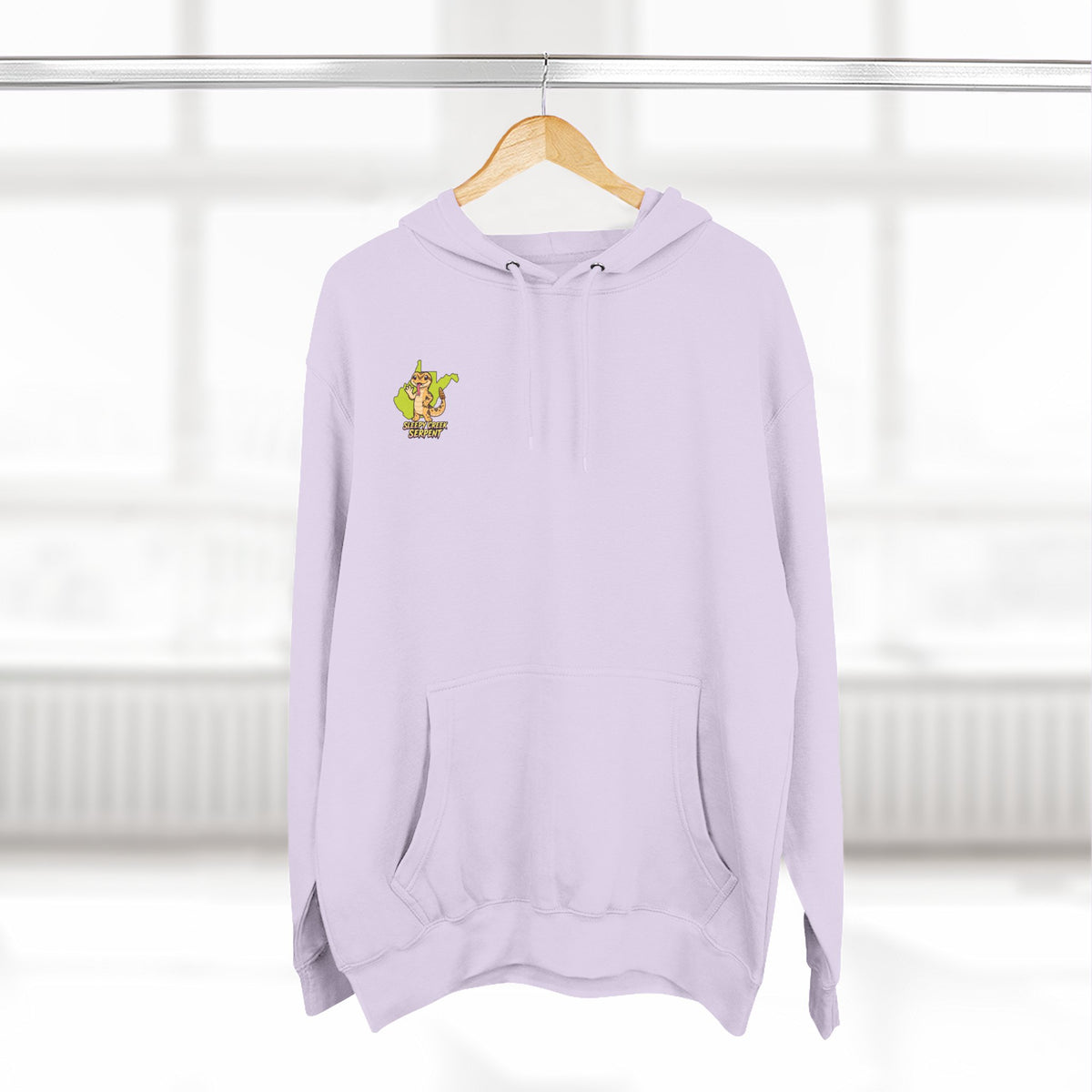 I Was Hugged By.... SLEEPY CREEK SERPENT WV Three-Panel Fleece Hoodie