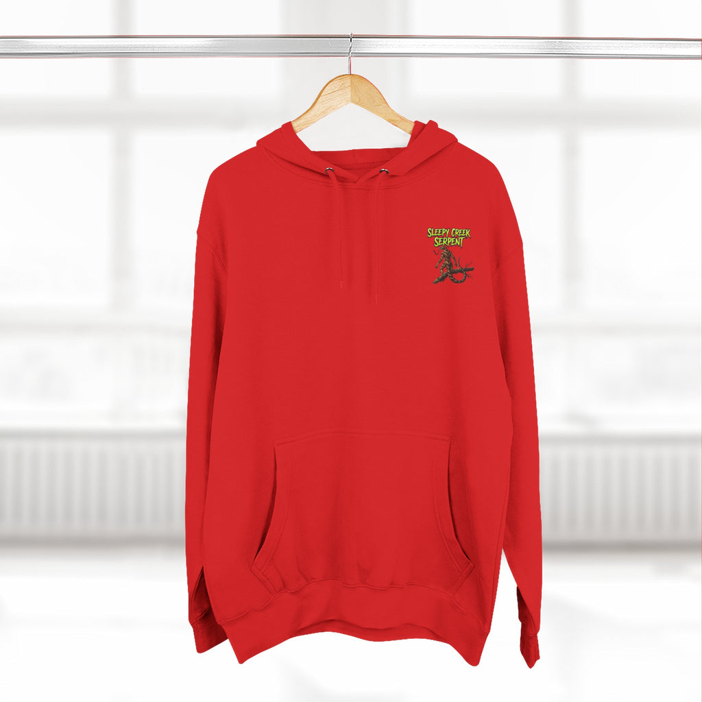SLEEPY CREEK SERPENT OVERLOOK Three-Panel Fleece Hoodie