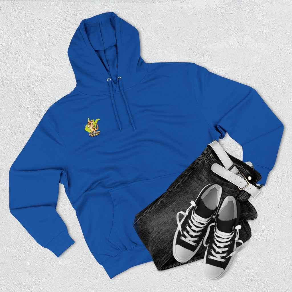 I Was Hugged By.... SLEEPY CREEK SERPENT WV Three-Panel Fleece Hoodie