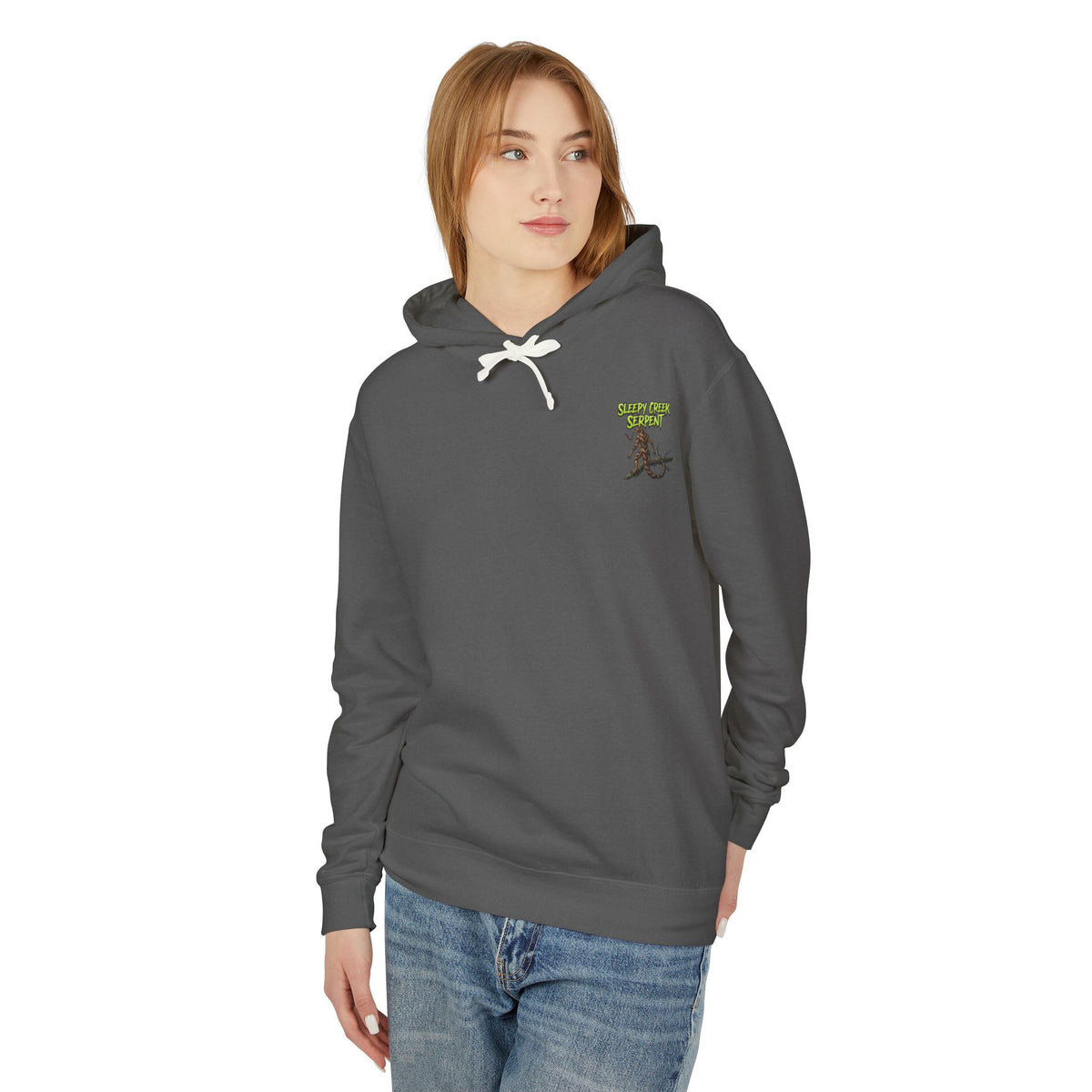SLEEPY CREEK SERPENT LAKE SIGN  Lightweight Hooded Sweatshirt