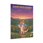 SLEEPY CREEK SERPENT CUTE BACKGROUND Rolled Posters