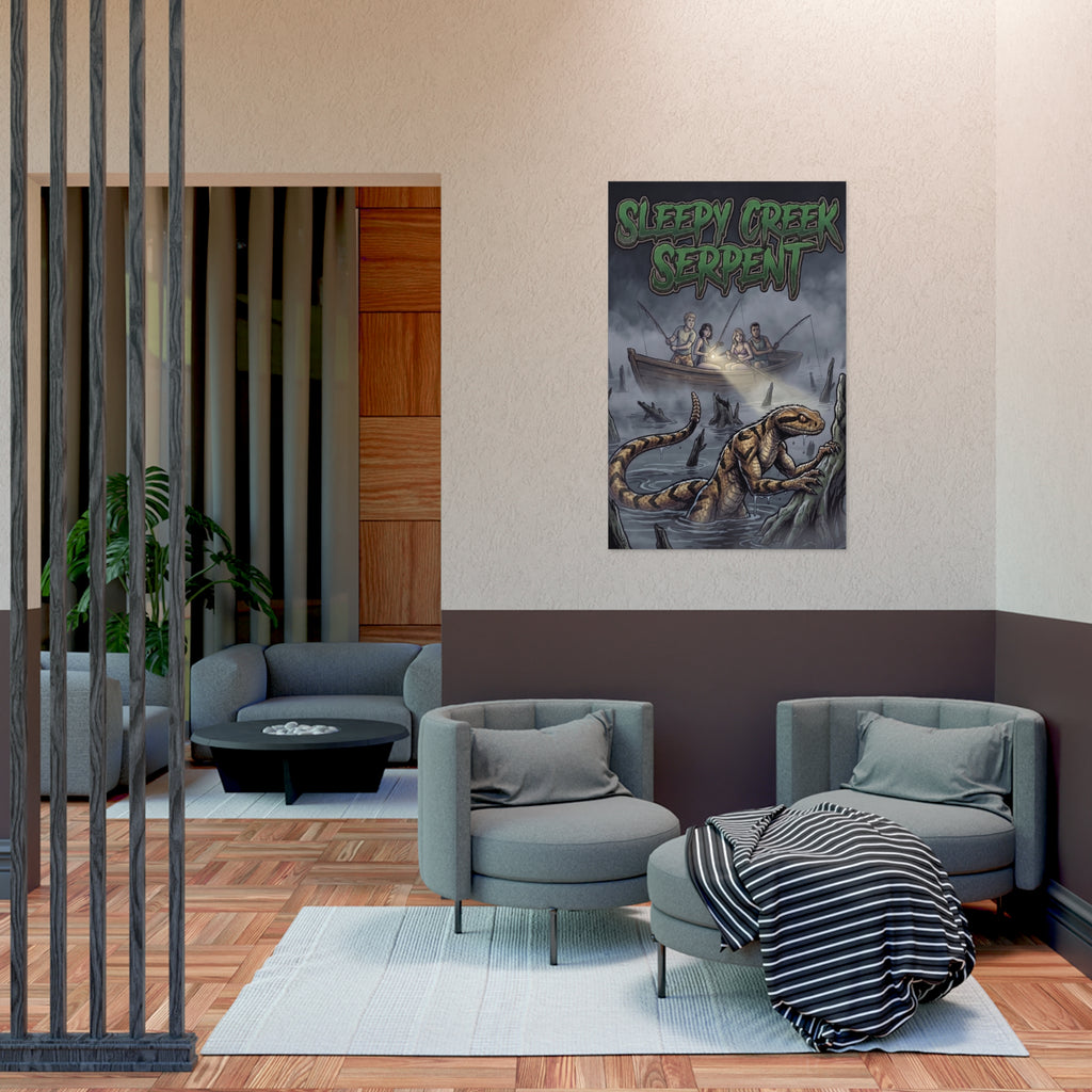 SLEEPY CREEK SERPENT LATE FISHING TRIP Uncoated Posters