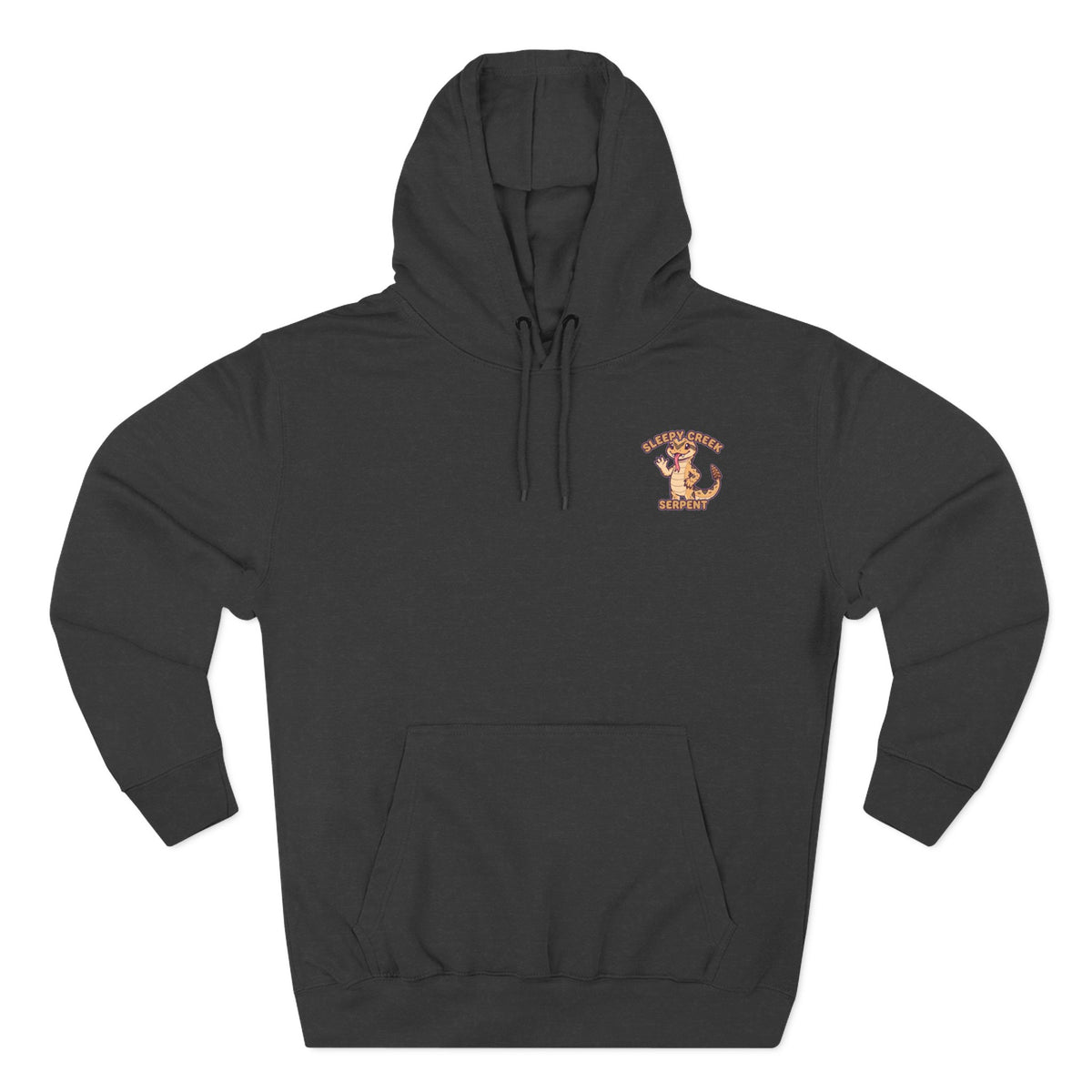 SLEEPY CREEK SERPENT CUTE Three-Panel Fleece Hoodie