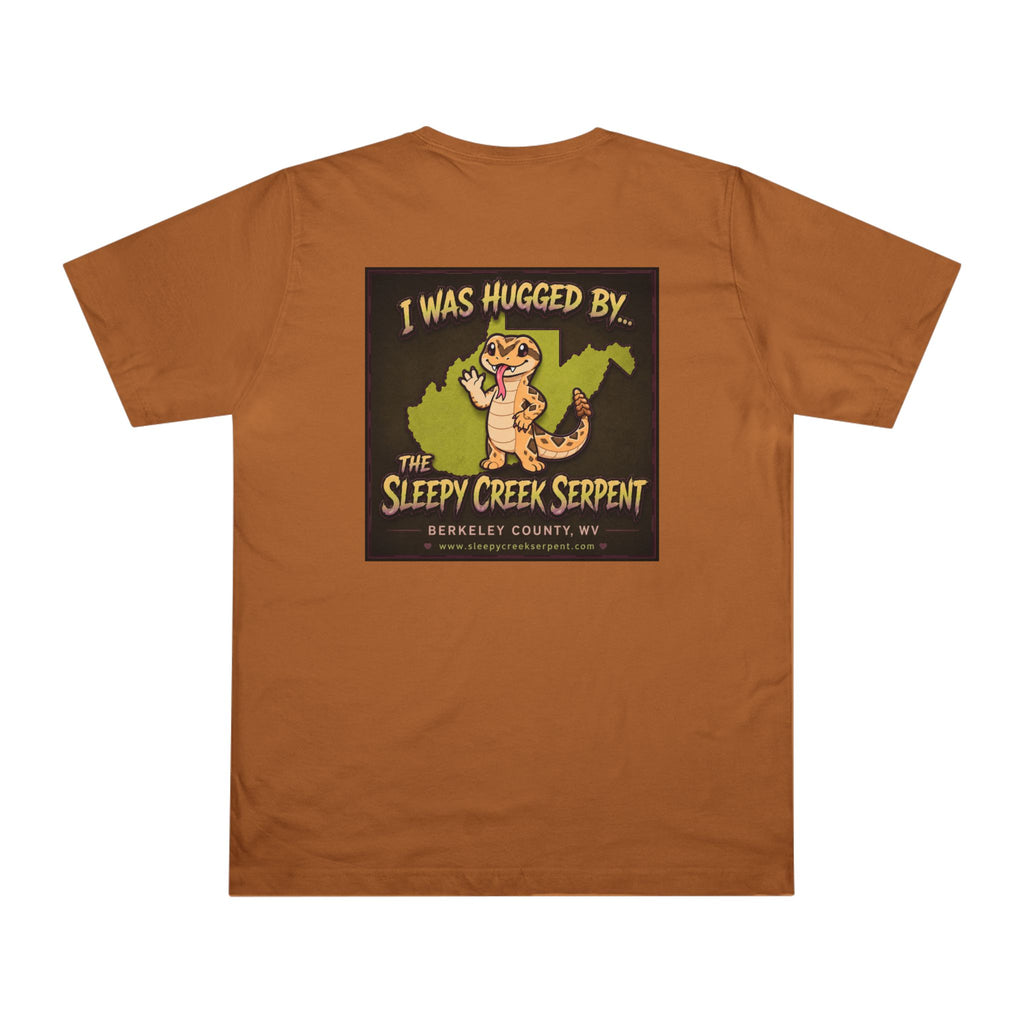 I Was Hugged By... SLEEPY CREEK SERPENT WV Deluxe T-shirt