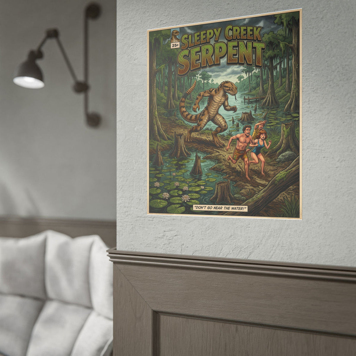 SLEEPY CREEK SERPENT COMIC LOOK Rolled Posters