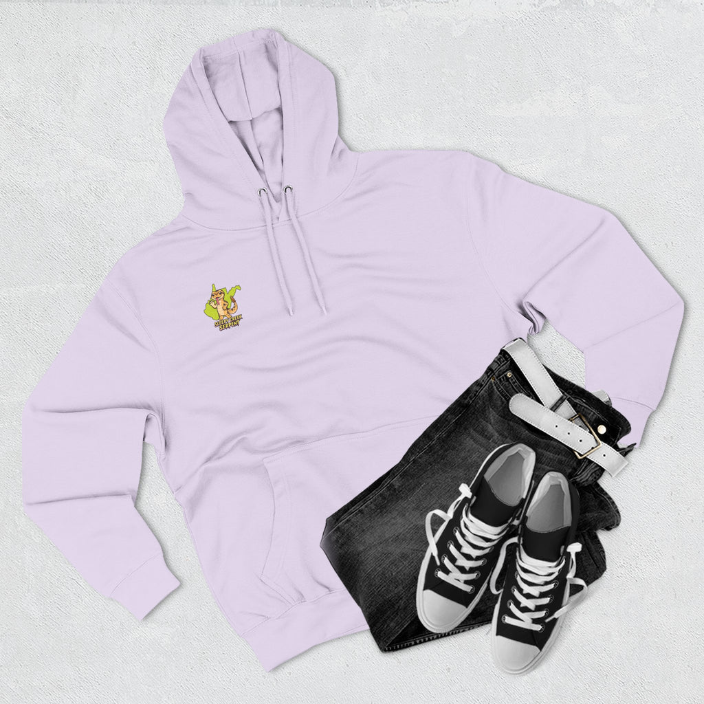 I Was Hugged By.... SLEEPY CREEK SERPENT WV Three-Panel Fleece Hoodie