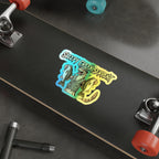 SLEEPY CREEK SERPENT LARGEMOUTH FRENZY Holographic Die-cut Stickers