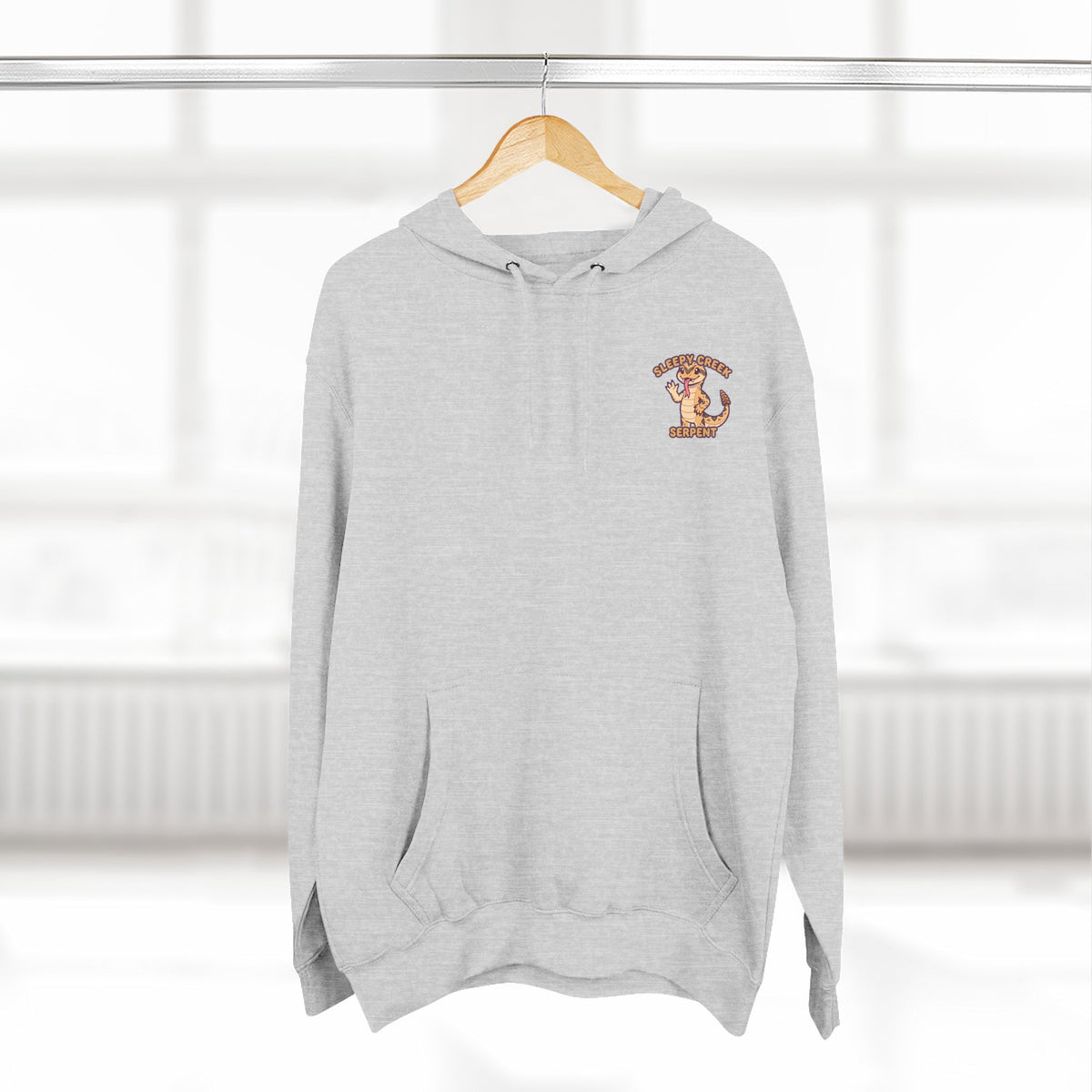 SLEEPY CREEK SERPENT CUTE Three-Panel Fleece Hoodie